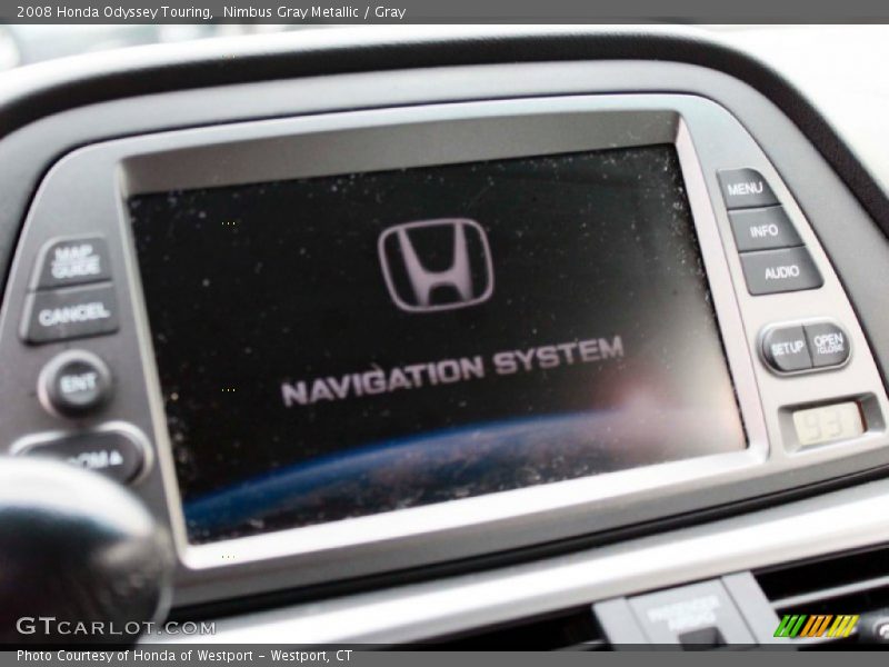 Nimbus Gray Metallic / Gray 2008 Honda Odyssey Touring