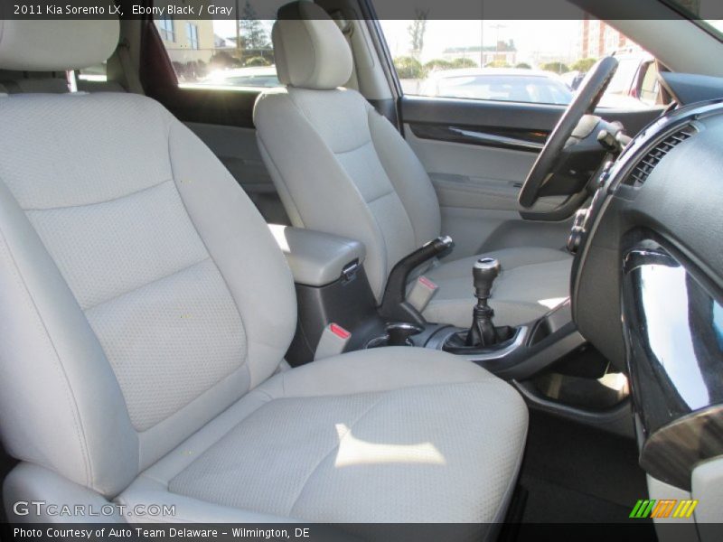 Ebony Black / Gray 2011 Kia Sorento LX