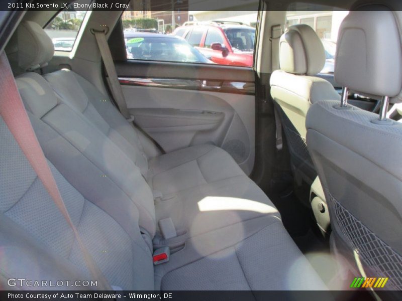 Ebony Black / Gray 2011 Kia Sorento LX
