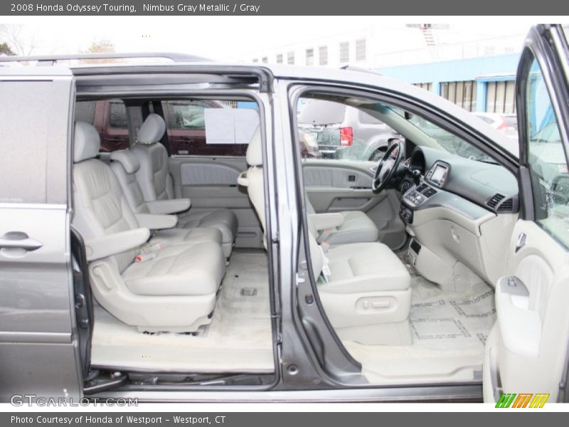Nimbus Gray Metallic / Gray 2008 Honda Odyssey Touring