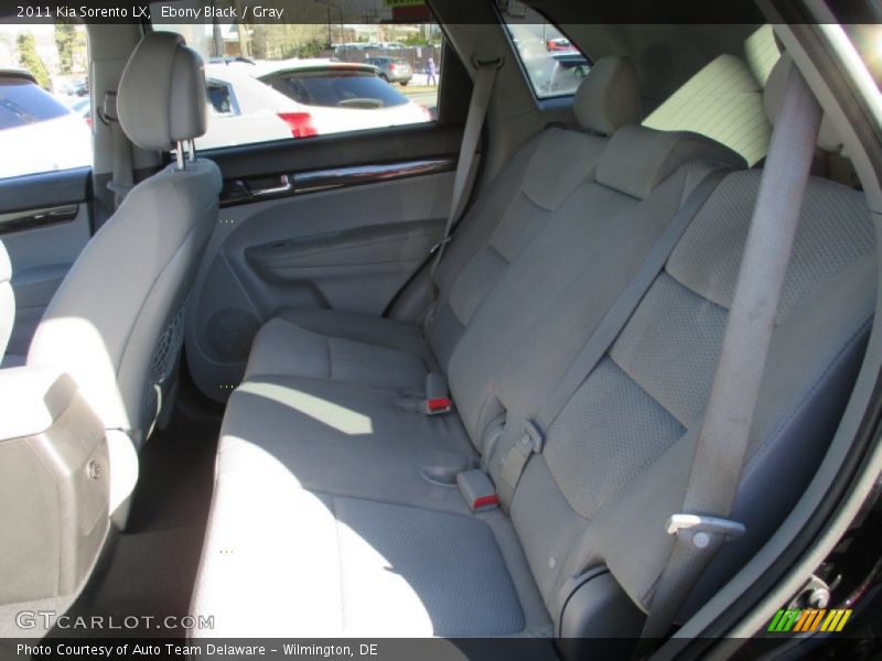 Ebony Black / Gray 2011 Kia Sorento LX