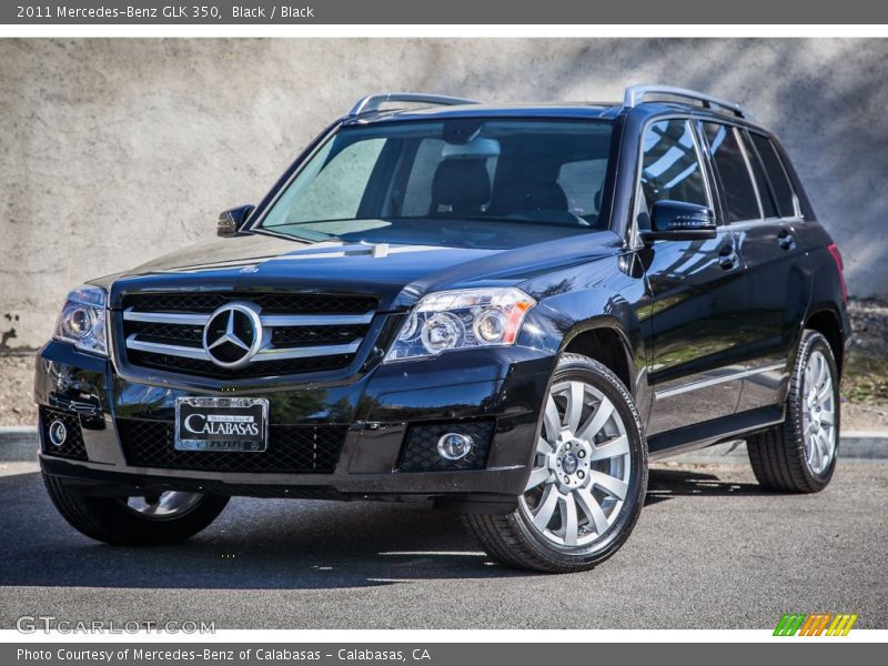 Black / Black 2011 Mercedes-Benz GLK 350