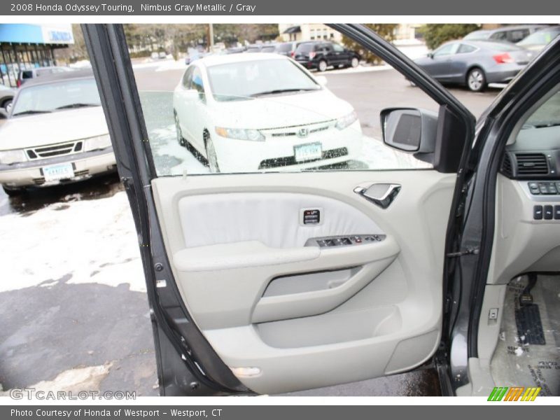 Nimbus Gray Metallic / Gray 2008 Honda Odyssey Touring