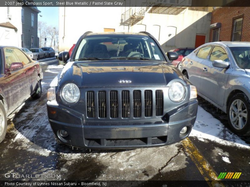 Steel Blue Metallic / Pastel Slate Gray 2007 Jeep Compass Sport