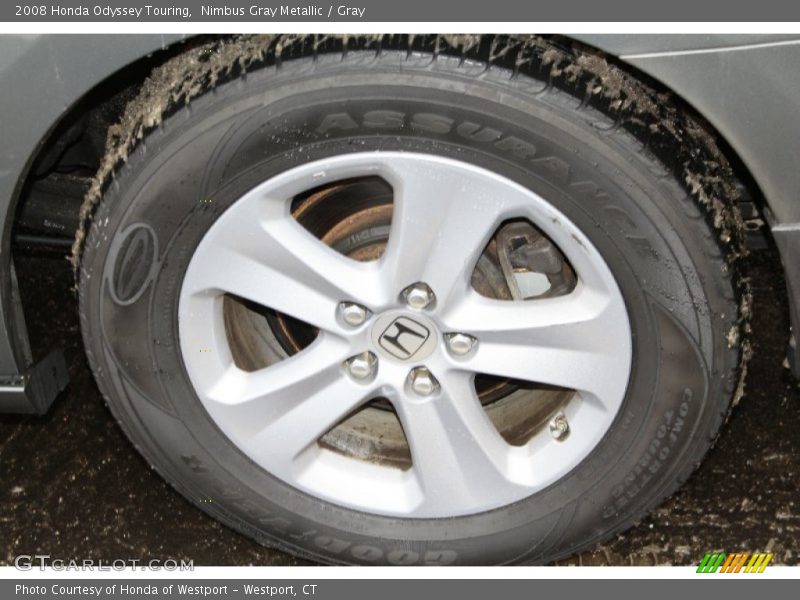 Nimbus Gray Metallic / Gray 2008 Honda Odyssey Touring