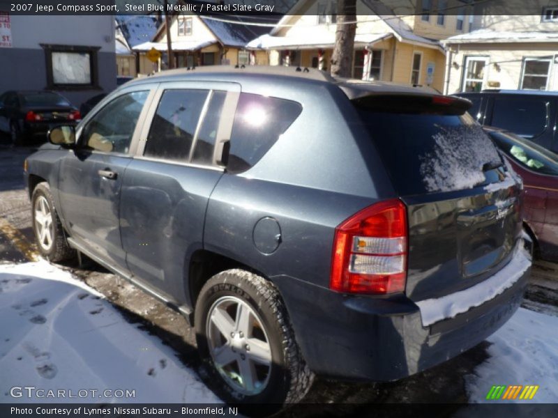 Steel Blue Metallic / Pastel Slate Gray 2007 Jeep Compass Sport