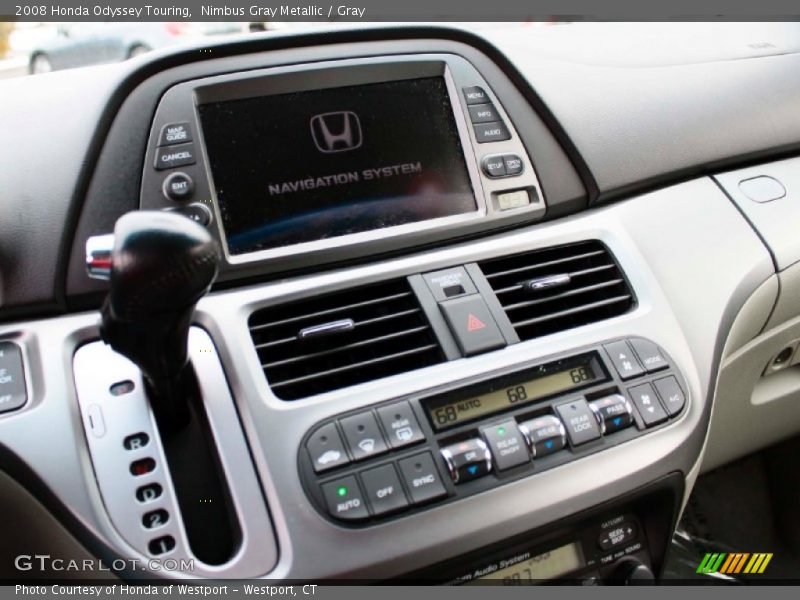 Nimbus Gray Metallic / Gray 2008 Honda Odyssey Touring