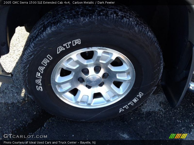 Carbon Metallic / Dark Pewter 2005 GMC Sierra 1500 SLE Extended Cab 4x4