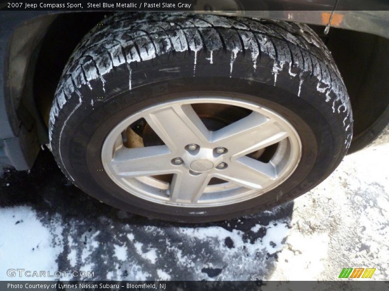 Steel Blue Metallic / Pastel Slate Gray 2007 Jeep Compass Sport