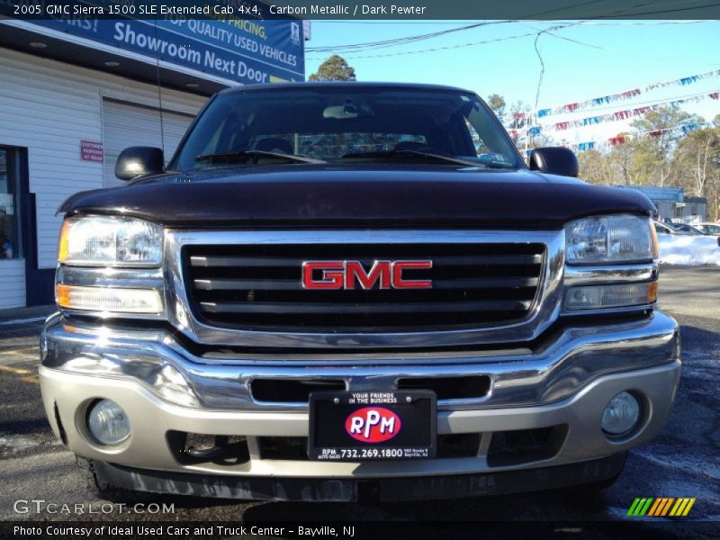 Carbon Metallic / Dark Pewter 2005 GMC Sierra 1500 SLE Extended Cab 4x4