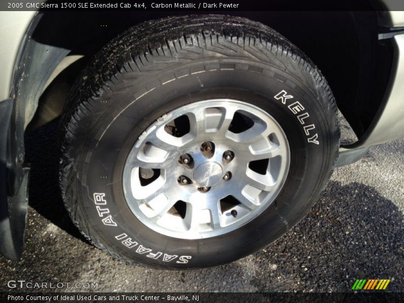 Carbon Metallic / Dark Pewter 2005 GMC Sierra 1500 SLE Extended Cab 4x4