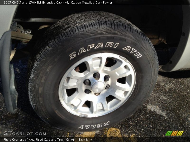 Carbon Metallic / Dark Pewter 2005 GMC Sierra 1500 SLE Extended Cab 4x4