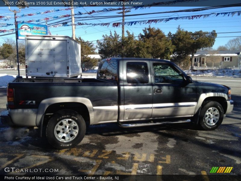 Carbon Metallic / Dark Pewter 2005 GMC Sierra 1500 SLE Extended Cab 4x4