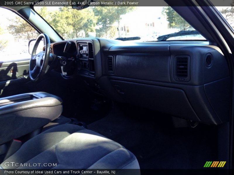 Carbon Metallic / Dark Pewter 2005 GMC Sierra 1500 SLE Extended Cab 4x4