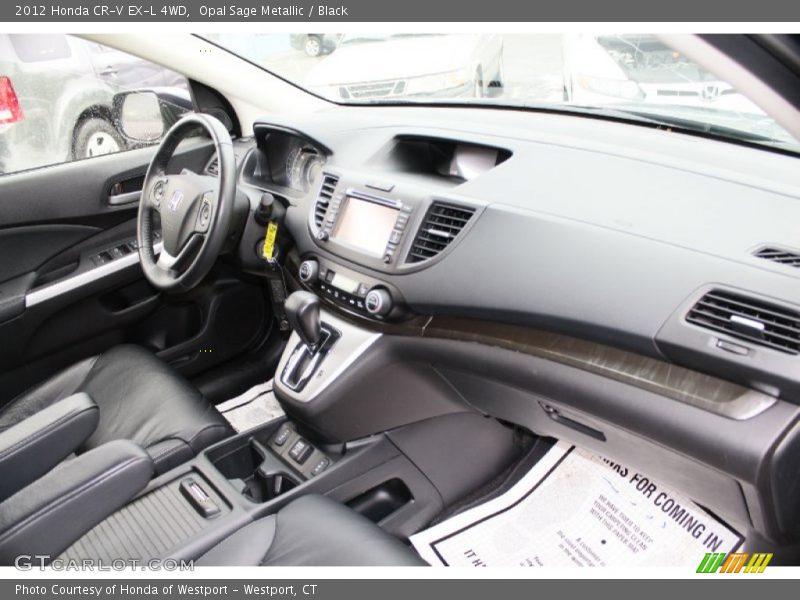 Opal Sage Metallic / Black 2012 Honda CR-V EX-L 4WD