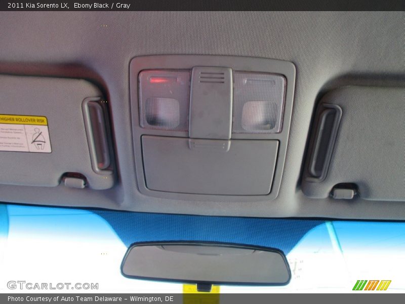 Ebony Black / Gray 2011 Kia Sorento LX