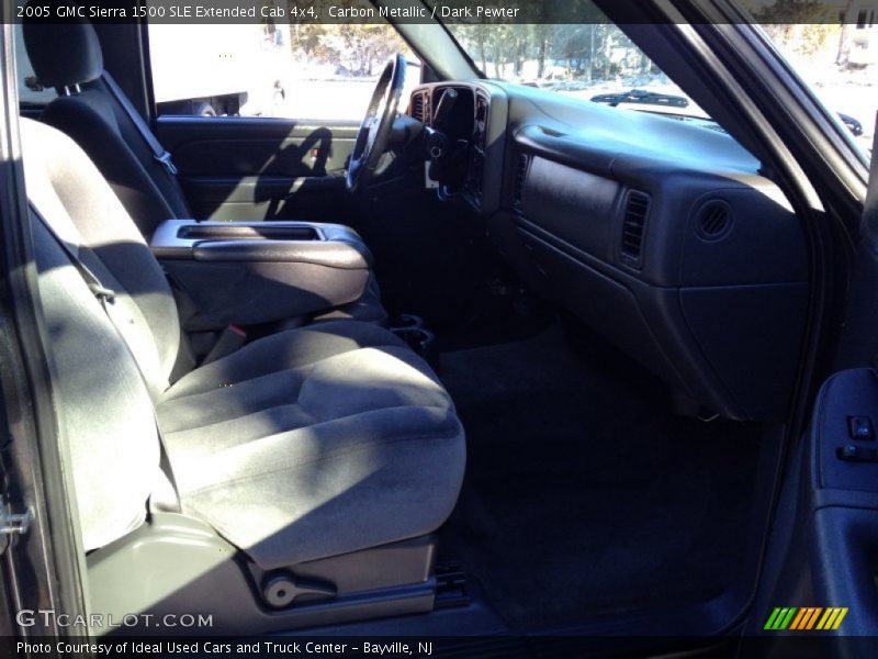 Carbon Metallic / Dark Pewter 2005 GMC Sierra 1500 SLE Extended Cab 4x4