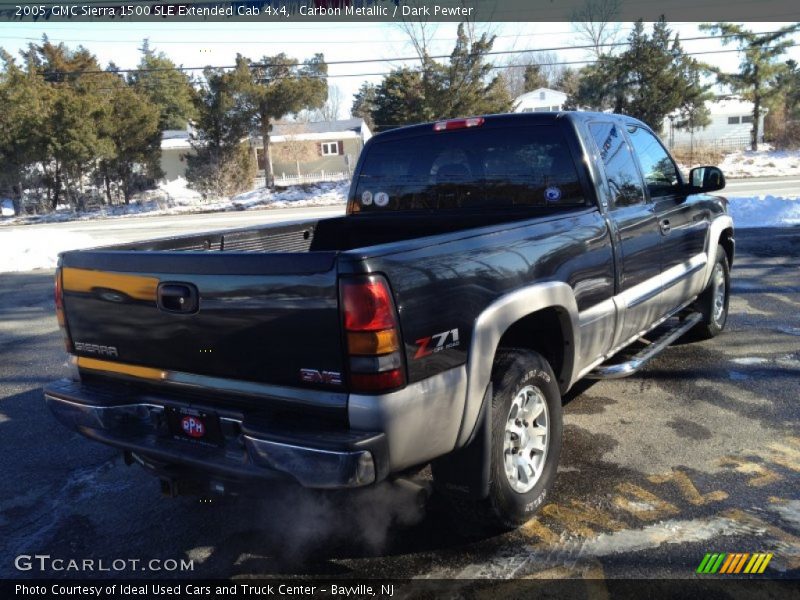 Carbon Metallic / Dark Pewter 2005 GMC Sierra 1500 SLE Extended Cab 4x4