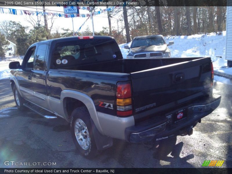 Carbon Metallic / Dark Pewter 2005 GMC Sierra 1500 SLE Extended Cab 4x4
