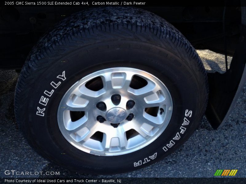 Carbon Metallic / Dark Pewter 2005 GMC Sierra 1500 SLE Extended Cab 4x4