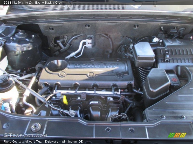 Ebony Black / Gray 2011 Kia Sorento LX