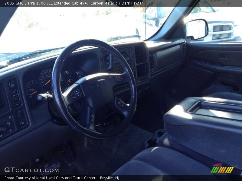 Carbon Metallic / Dark Pewter 2005 GMC Sierra 1500 SLE Extended Cab 4x4