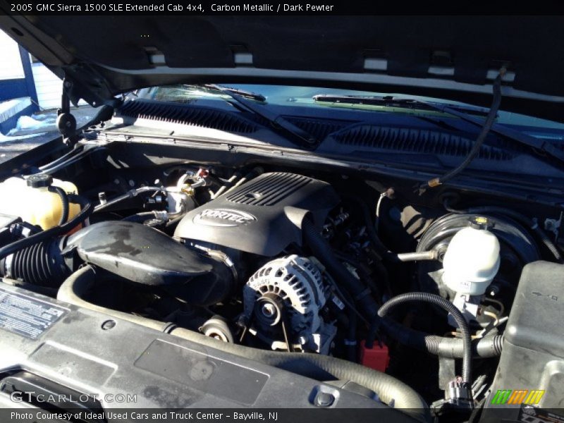 Carbon Metallic / Dark Pewter 2005 GMC Sierra 1500 SLE Extended Cab 4x4