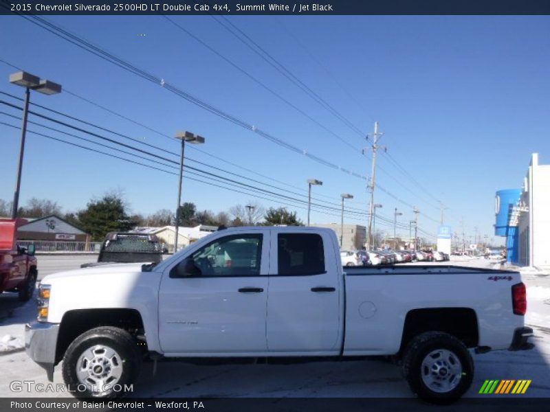 Summit White / Jet Black 2015 Chevrolet Silverado 2500HD LT Double Cab 4x4