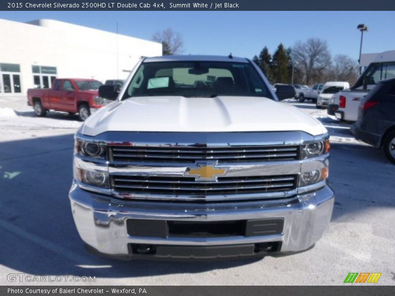 Summit White / Jet Black 2015 Chevrolet Silverado 2500HD LT Double Cab 4x4