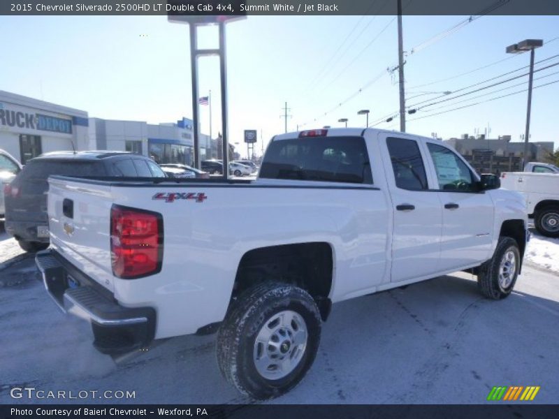 Summit White / Jet Black 2015 Chevrolet Silverado 2500HD LT Double Cab 4x4