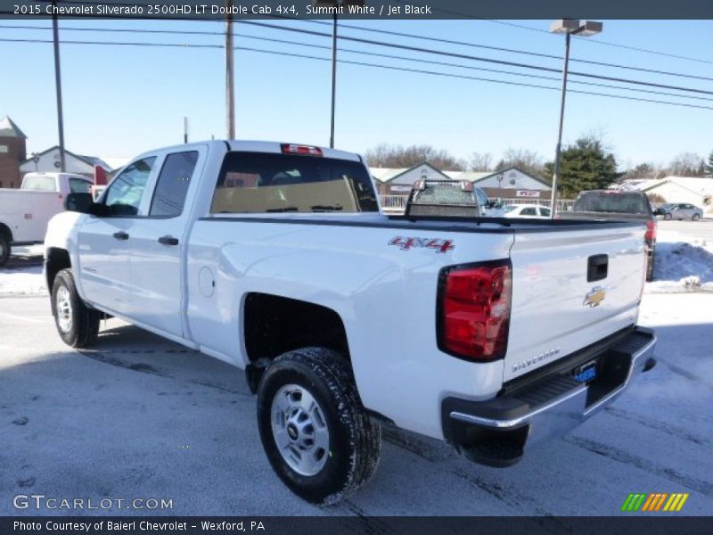 Summit White / Jet Black 2015 Chevrolet Silverado 2500HD LT Double Cab 4x4