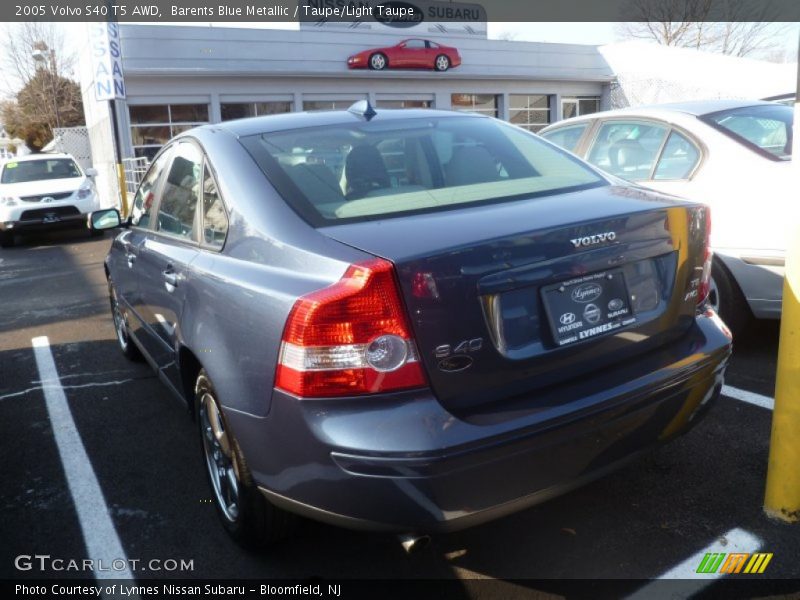 Barents Blue Metallic / Taupe/Light Taupe 2005 Volvo S40 T5 AWD