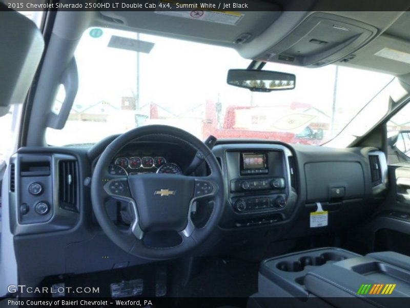 Summit White / Jet Black 2015 Chevrolet Silverado 2500HD LT Double Cab 4x4