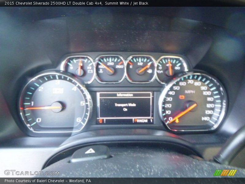 Summit White / Jet Black 2015 Chevrolet Silverado 2500HD LT Double Cab 4x4