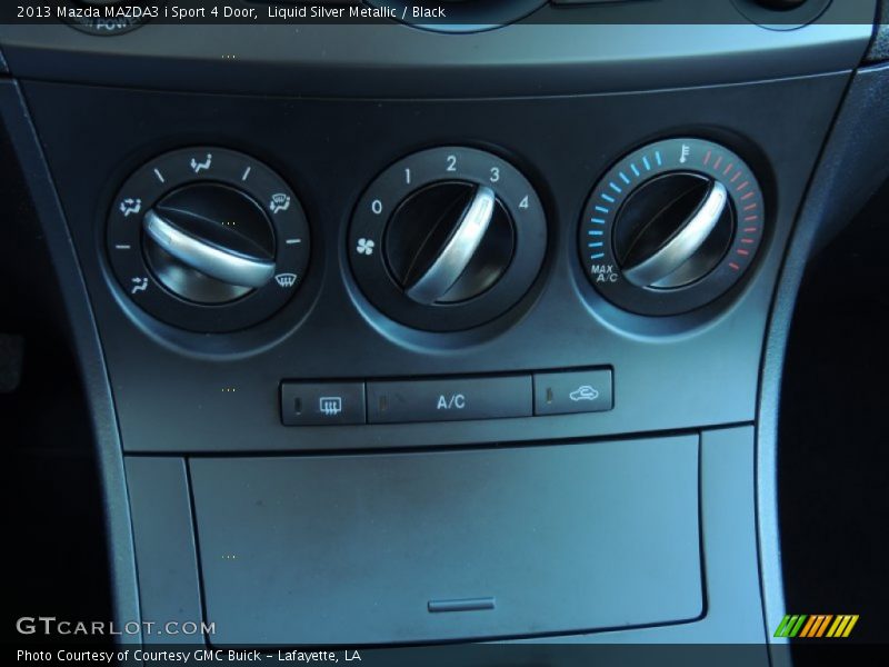 Liquid Silver Metallic / Black 2013 Mazda MAZDA3 i Sport 4 Door