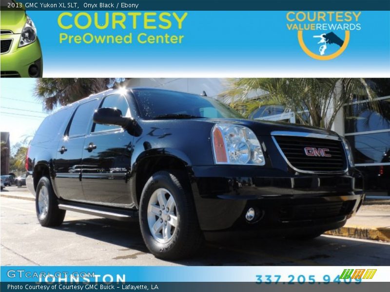 Onyx Black / Ebony 2013 GMC Yukon XL SLT
