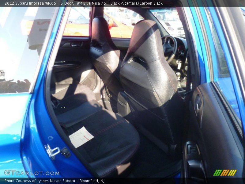 WR Blue Mica / STi Black Alcantara/Carbon Black 2012 Subaru Impreza WRX STi 5 Door