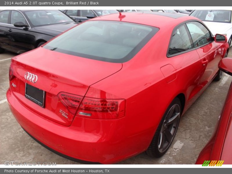 Brilliant Red / Black 2014 Audi A5 2.0T quattro Coupe