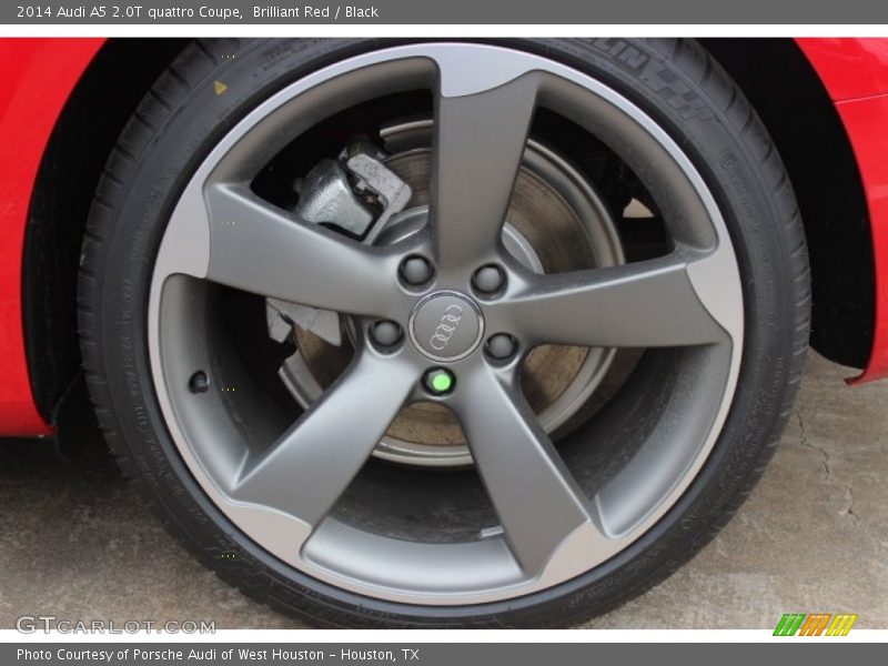 Brilliant Red / Black 2014 Audi A5 2.0T quattro Coupe