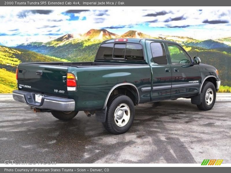Imperial Jade Mica / Oak 2000 Toyota Tundra SR5 Extended Cab 4x4