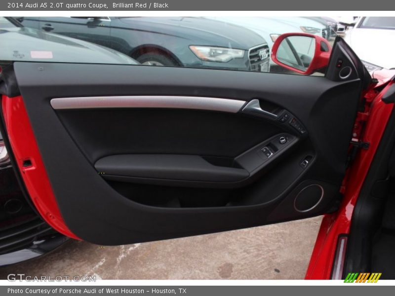 Brilliant Red / Black 2014 Audi A5 2.0T quattro Coupe