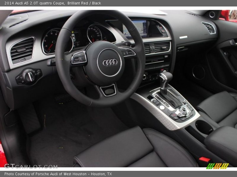 Brilliant Red / Black 2014 Audi A5 2.0T quattro Coupe