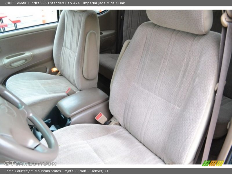 Imperial Jade Mica / Oak 2000 Toyota Tundra SR5 Extended Cab 4x4