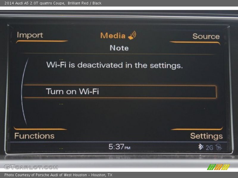 Brilliant Red / Black 2014 Audi A5 2.0T quattro Coupe