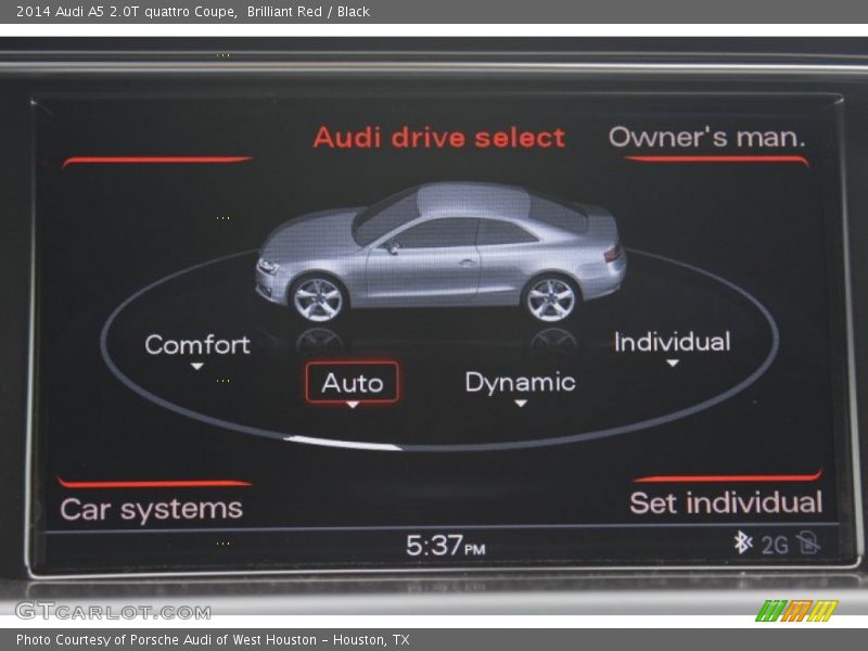 Brilliant Red / Black 2014 Audi A5 2.0T quattro Coupe