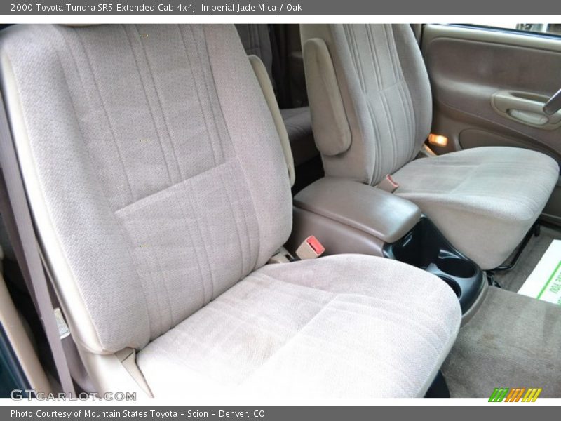 Imperial Jade Mica / Oak 2000 Toyota Tundra SR5 Extended Cab 4x4