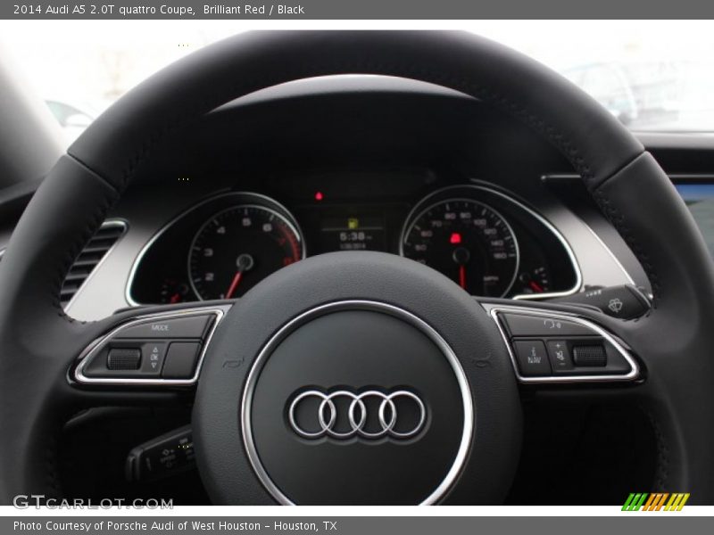 Brilliant Red / Black 2014 Audi A5 2.0T quattro Coupe