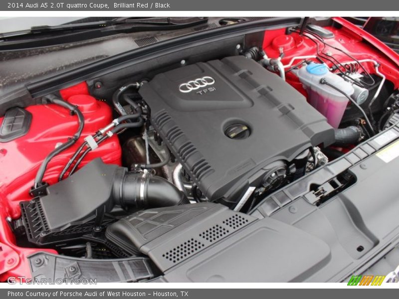 Brilliant Red / Black 2014 Audi A5 2.0T quattro Coupe