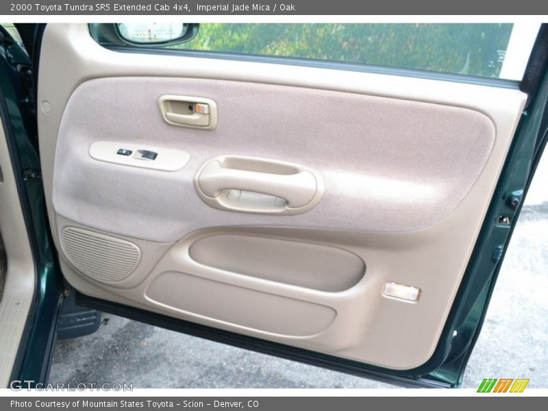 Imperial Jade Mica / Oak 2000 Toyota Tundra SR5 Extended Cab 4x4