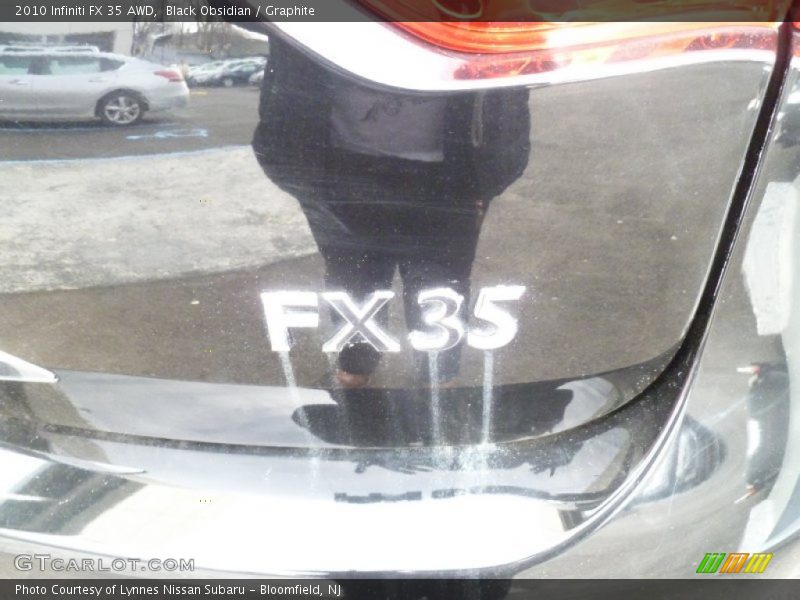 Black Obsidian / Graphite 2010 Infiniti FX 35 AWD